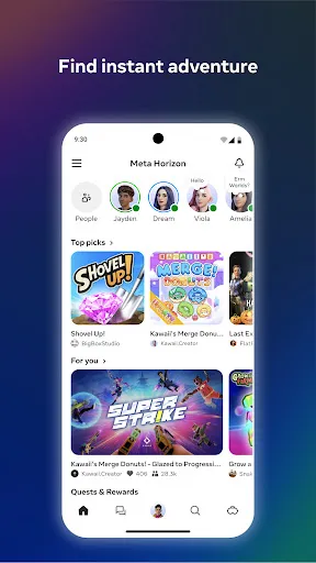 Captura de ecrã 1 do Meta Horizon - Jogo de aventura